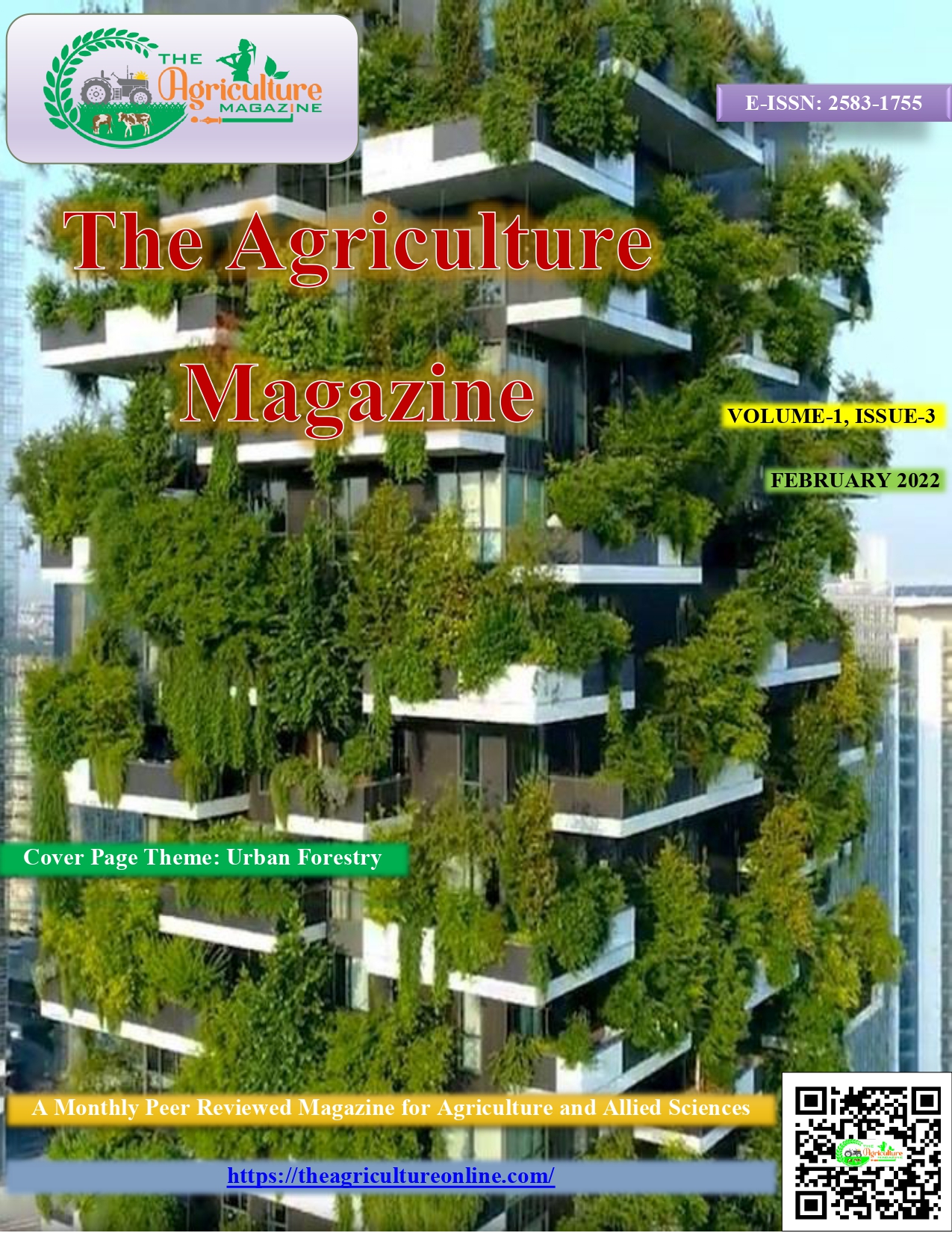 Volume (01) Issue (03), February 2022 – The Agriculture Magazine
