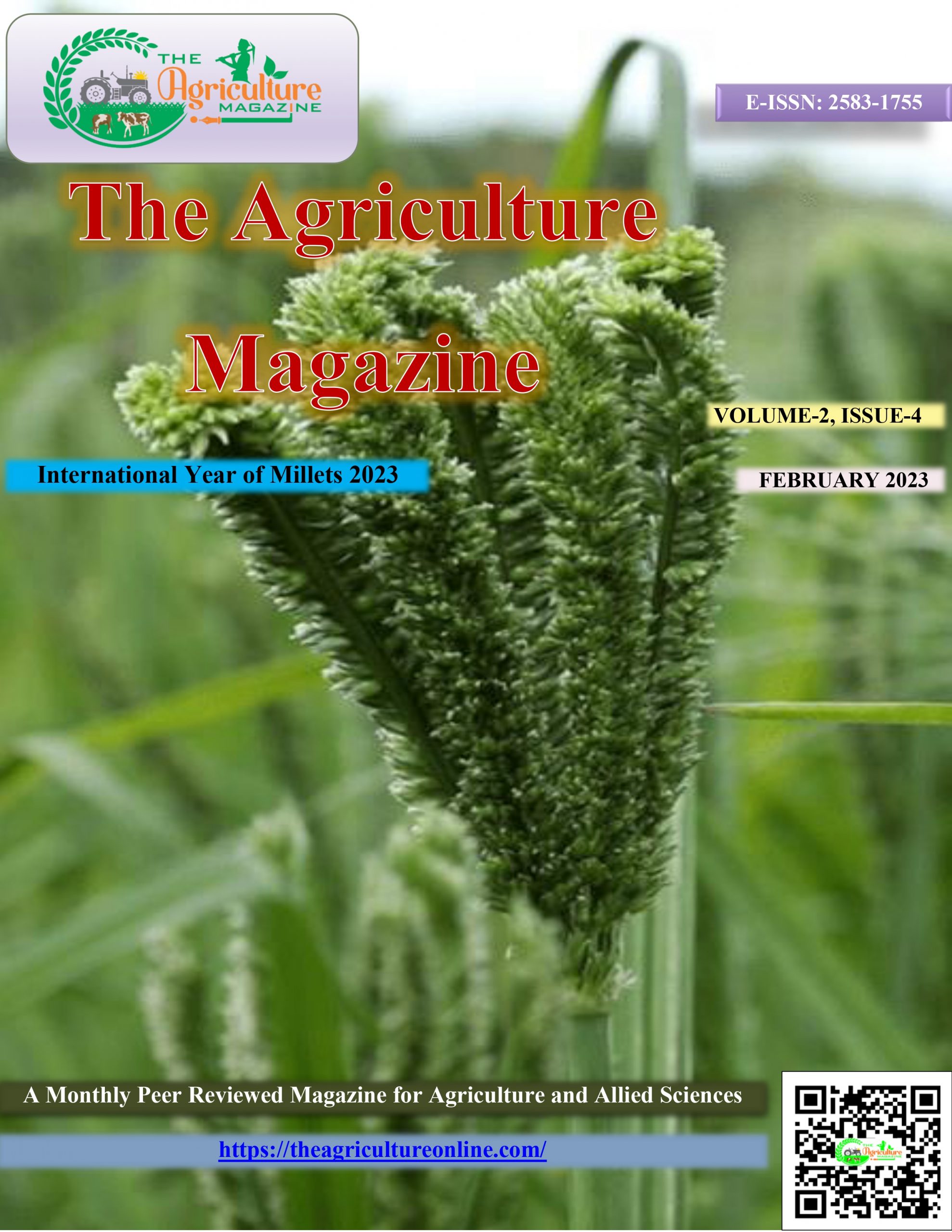 Volume (02) Issue (4), February, 2023 – The Agriculture Magazine