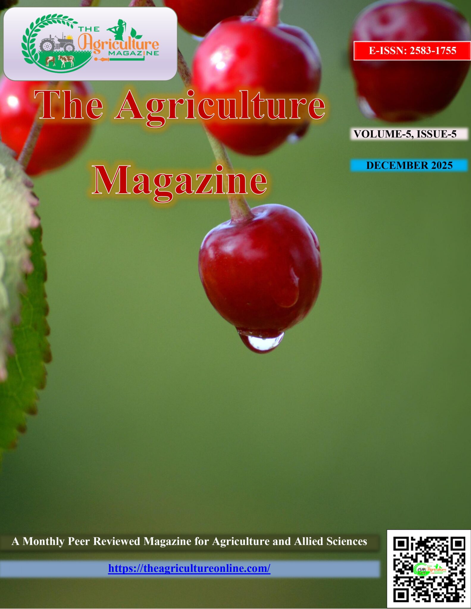 Volume (05) Issue (05), December, 2025 – The Agriculture Magazine